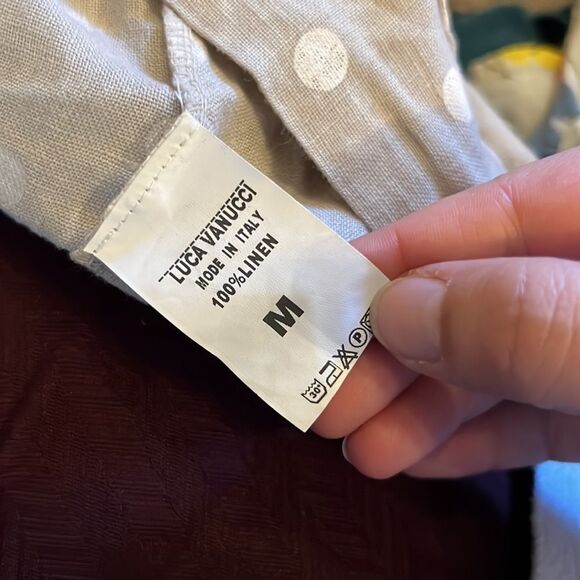 Luca vanucci medium polka dot blouse - Picture 6 of 7